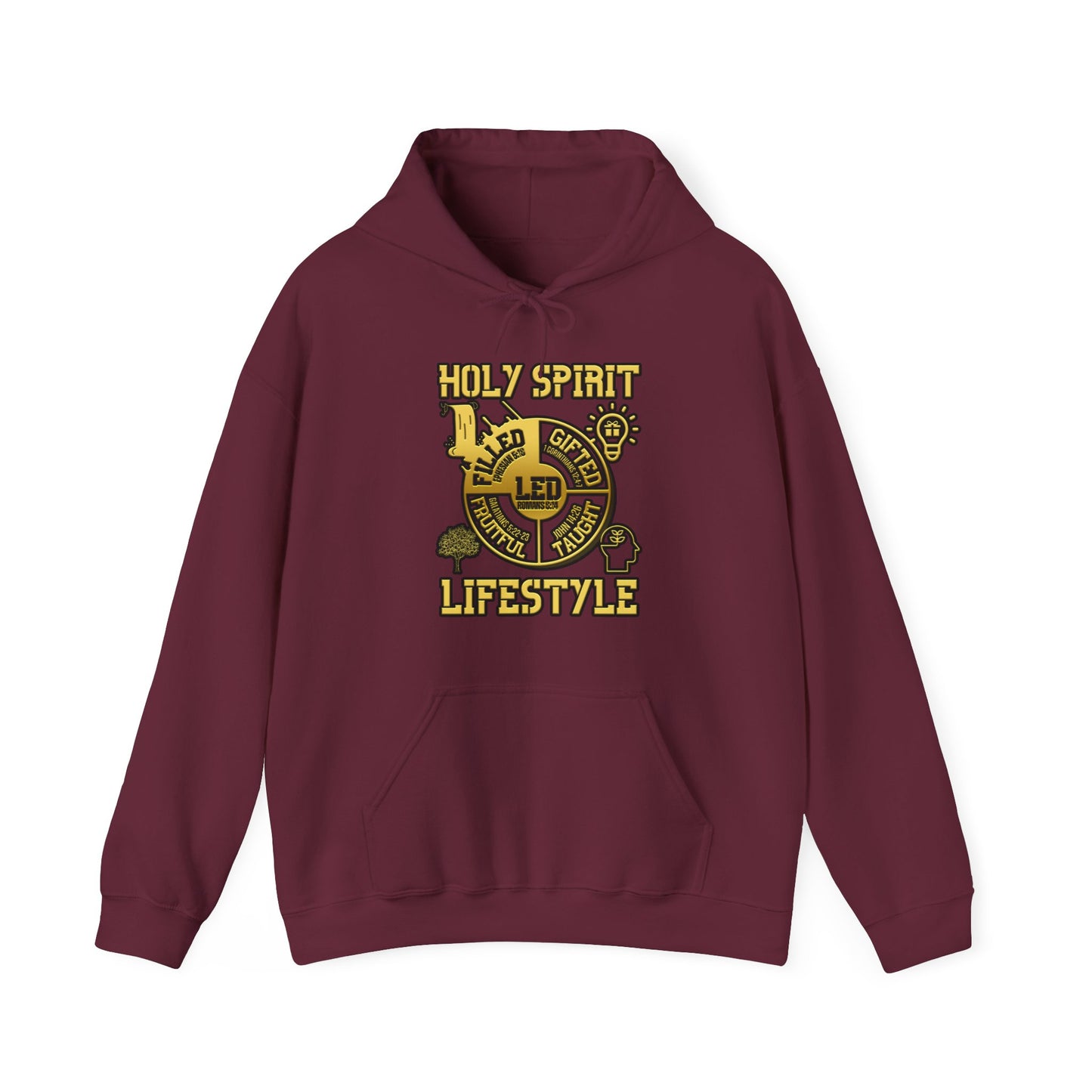 Holy Spirit Golden Lifestyle Hoodie (Simple Edition)