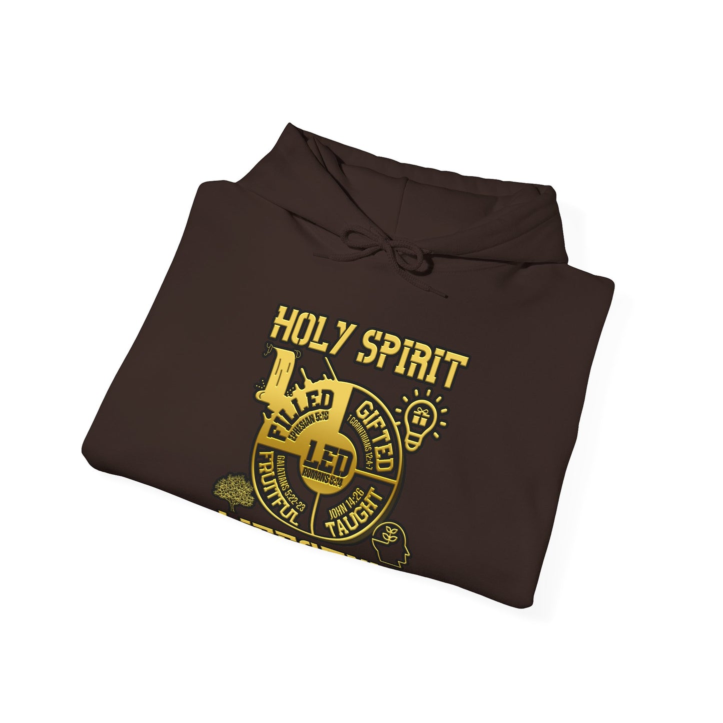 Holy Spirit Golden Lifestyle Hoodie (Simple Edition)