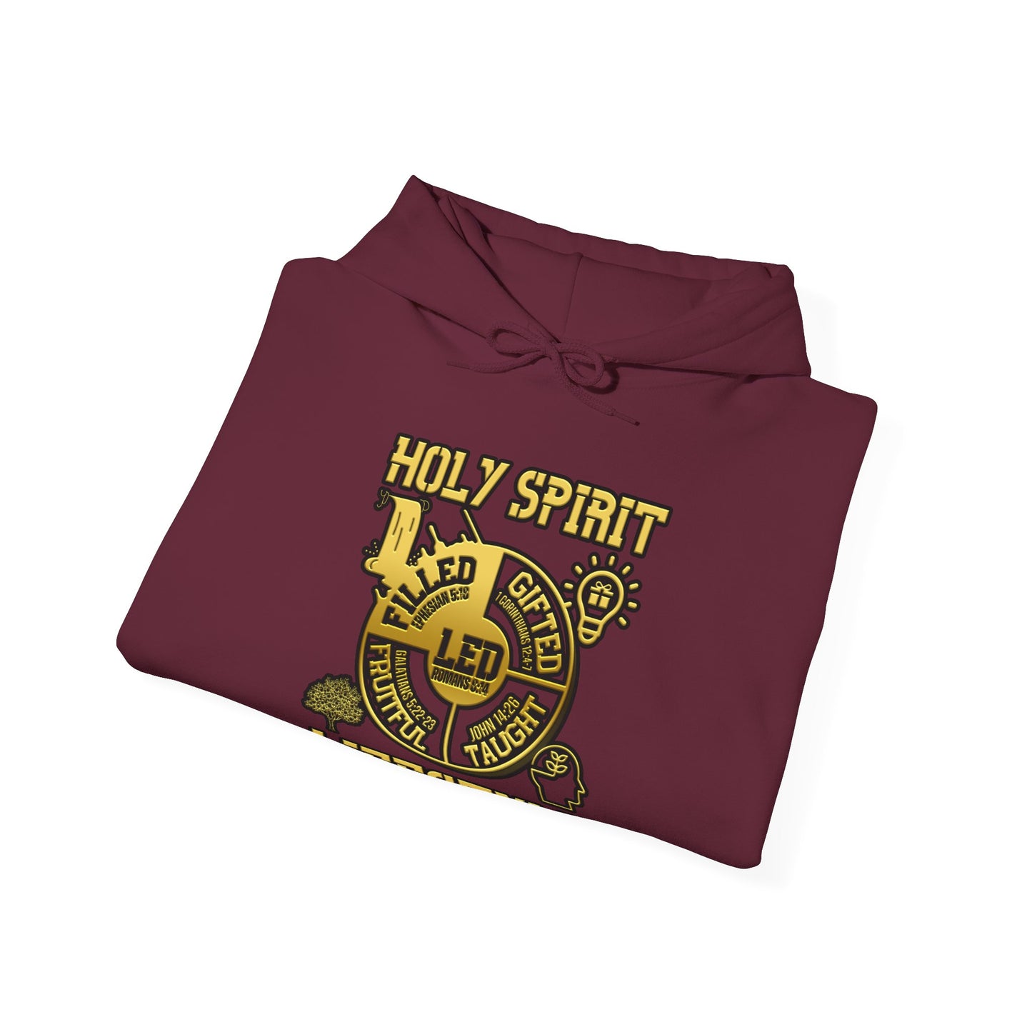 Holy Spirit Golden Lifestyle Hoodie (Simple Edition)