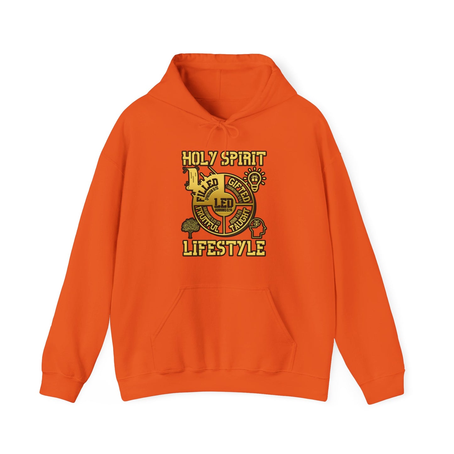 Holy Spirit Golden Lifestyle Hoodie (Simple Edition)
