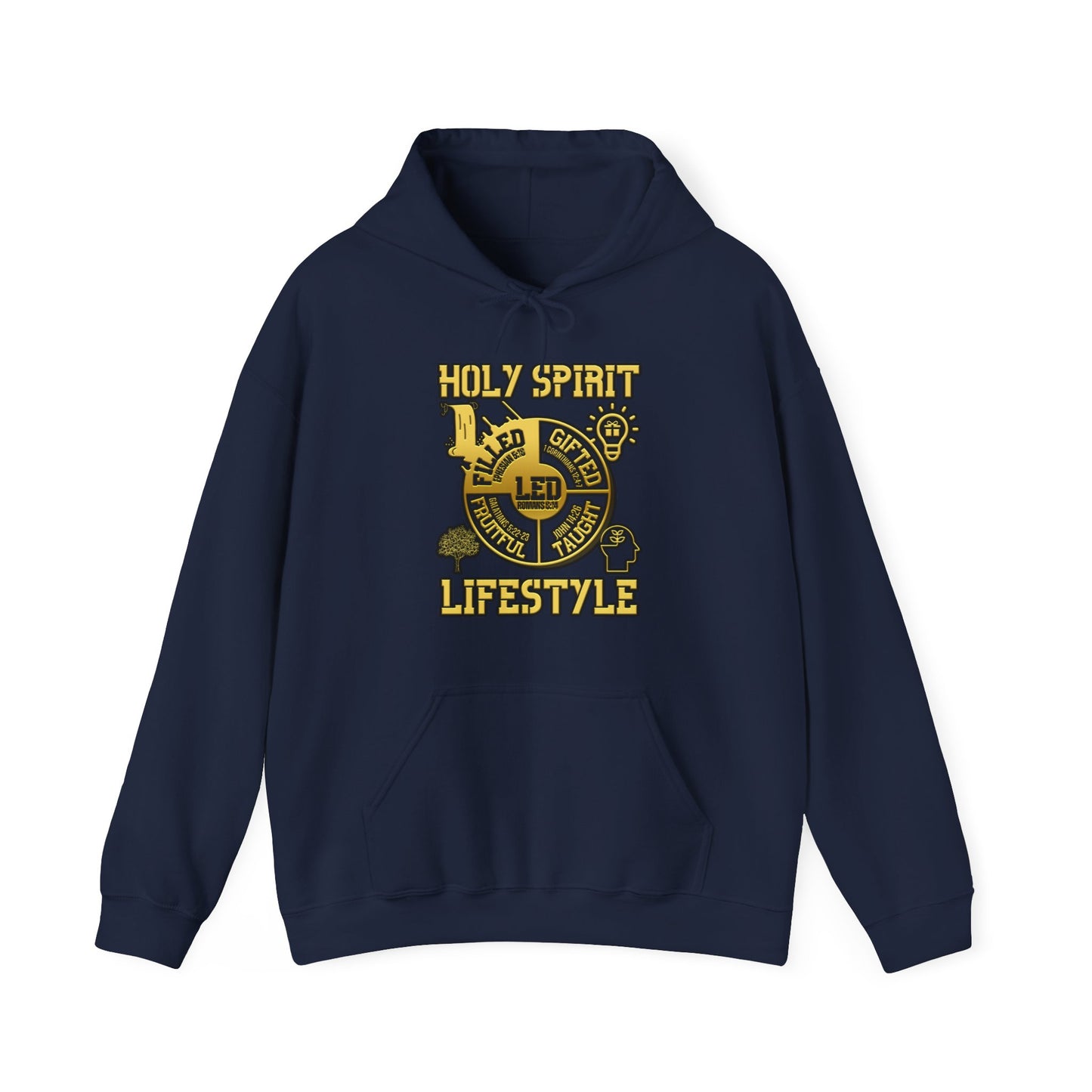 Holy Spirit Golden Lifestyle Hoodie (Simple Edition)