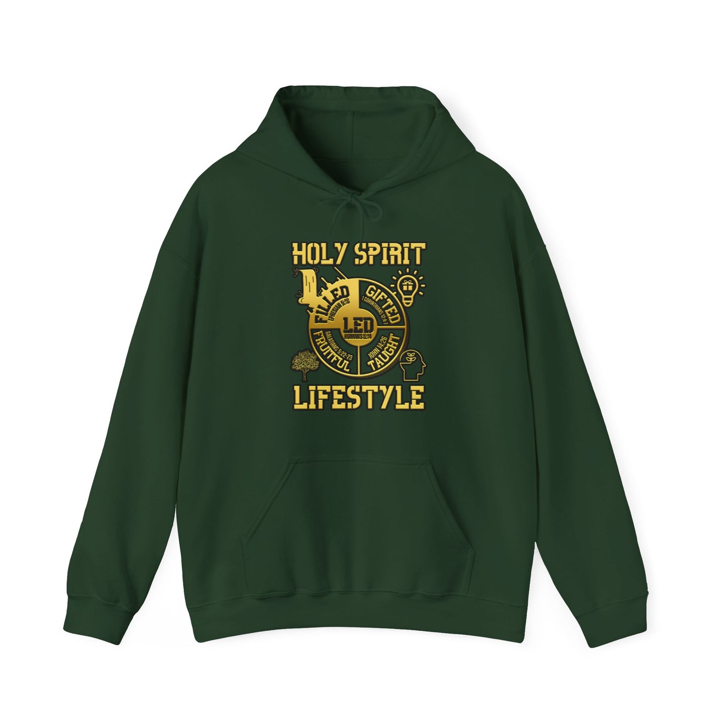 Holy Spirit Golden Lifestyle Hoodie (Simple Edition)