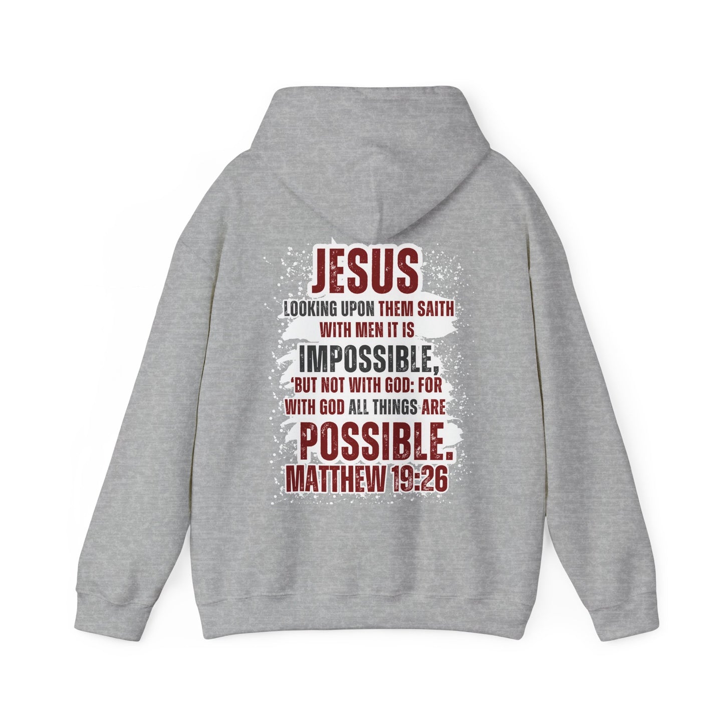Preach Jesus, Preach Love Grey+ Hoodie