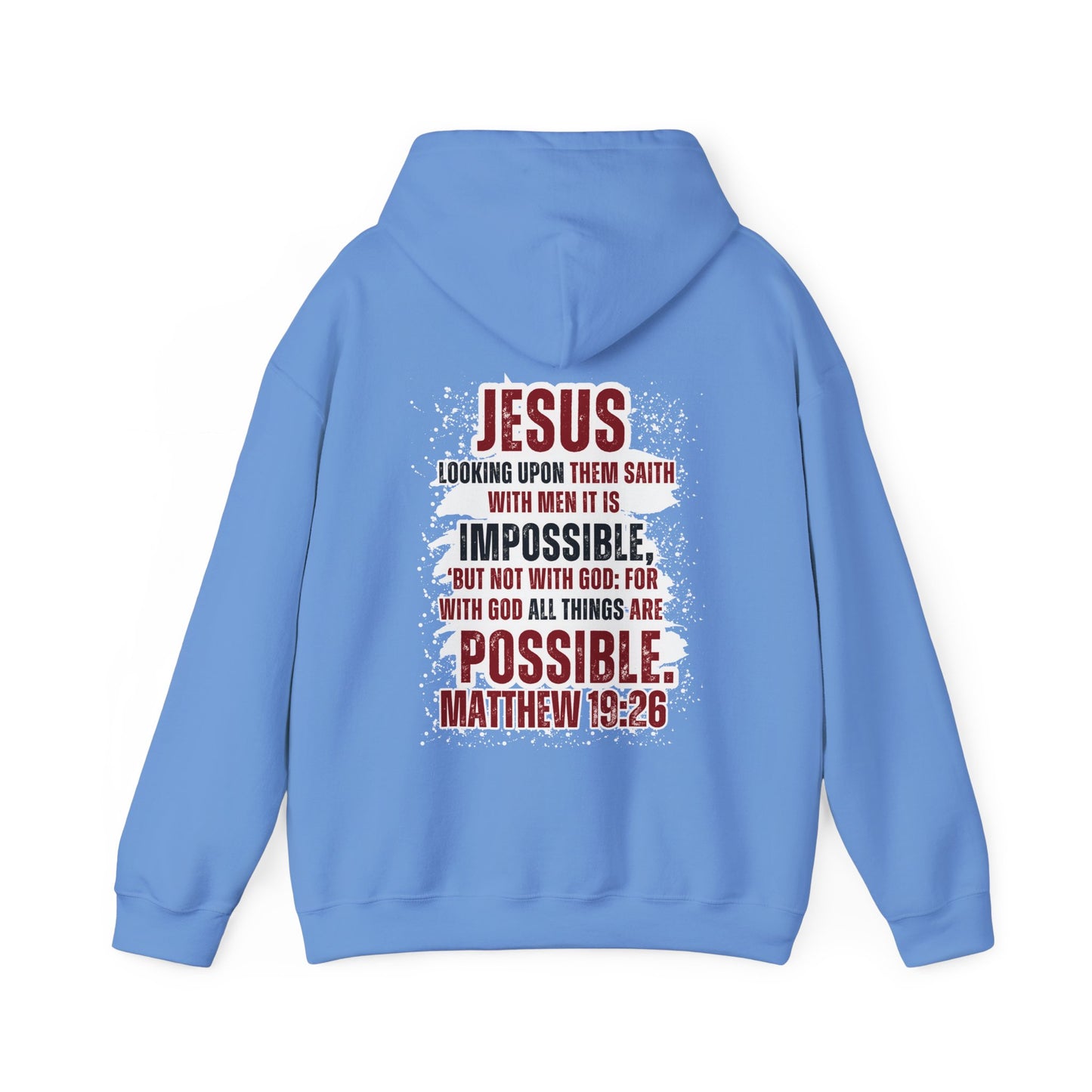 Preach Jesus, Preach Love Blue+ Hoodie