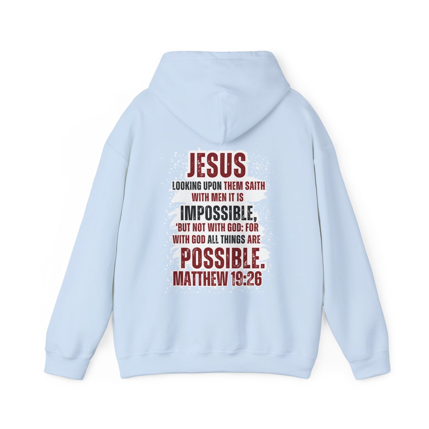 Preach Jesus, Preach Love Blue+ Hoodie