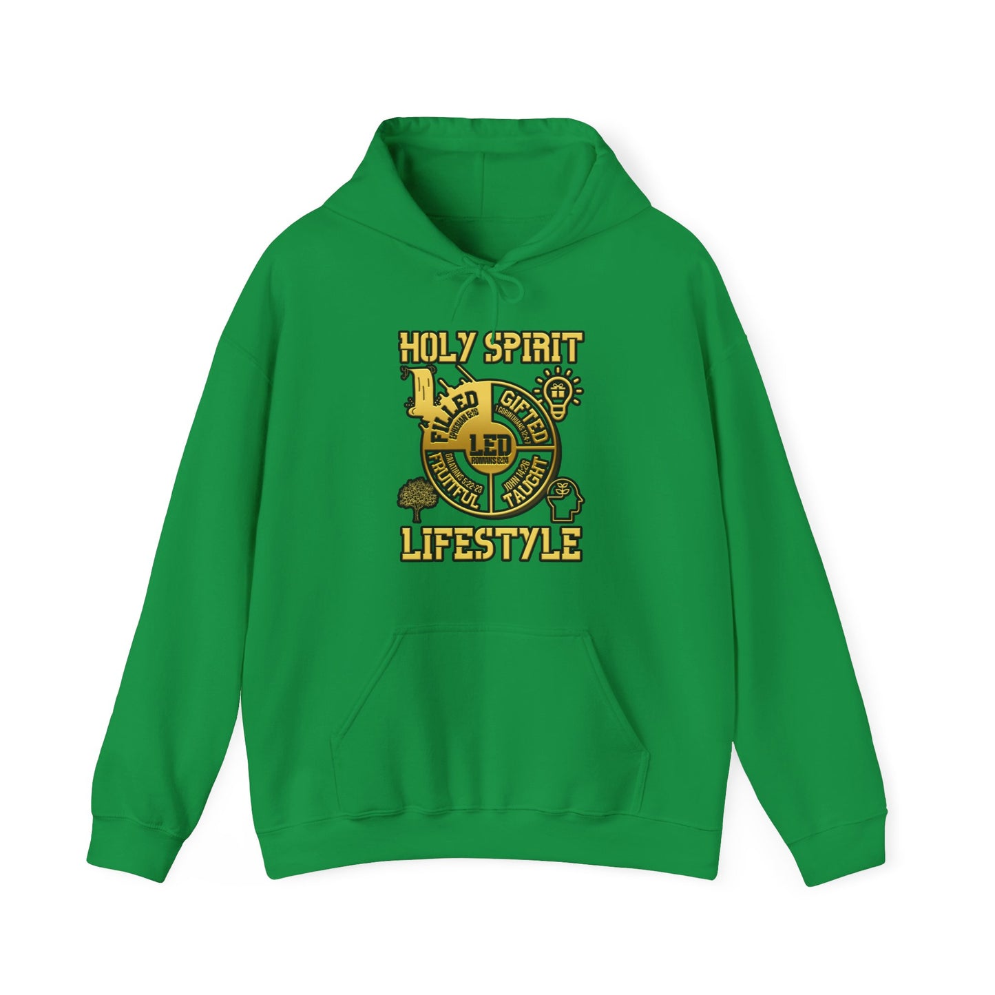 Holy Spirit Golden Lifestyle Hoodie (Simple Edition)