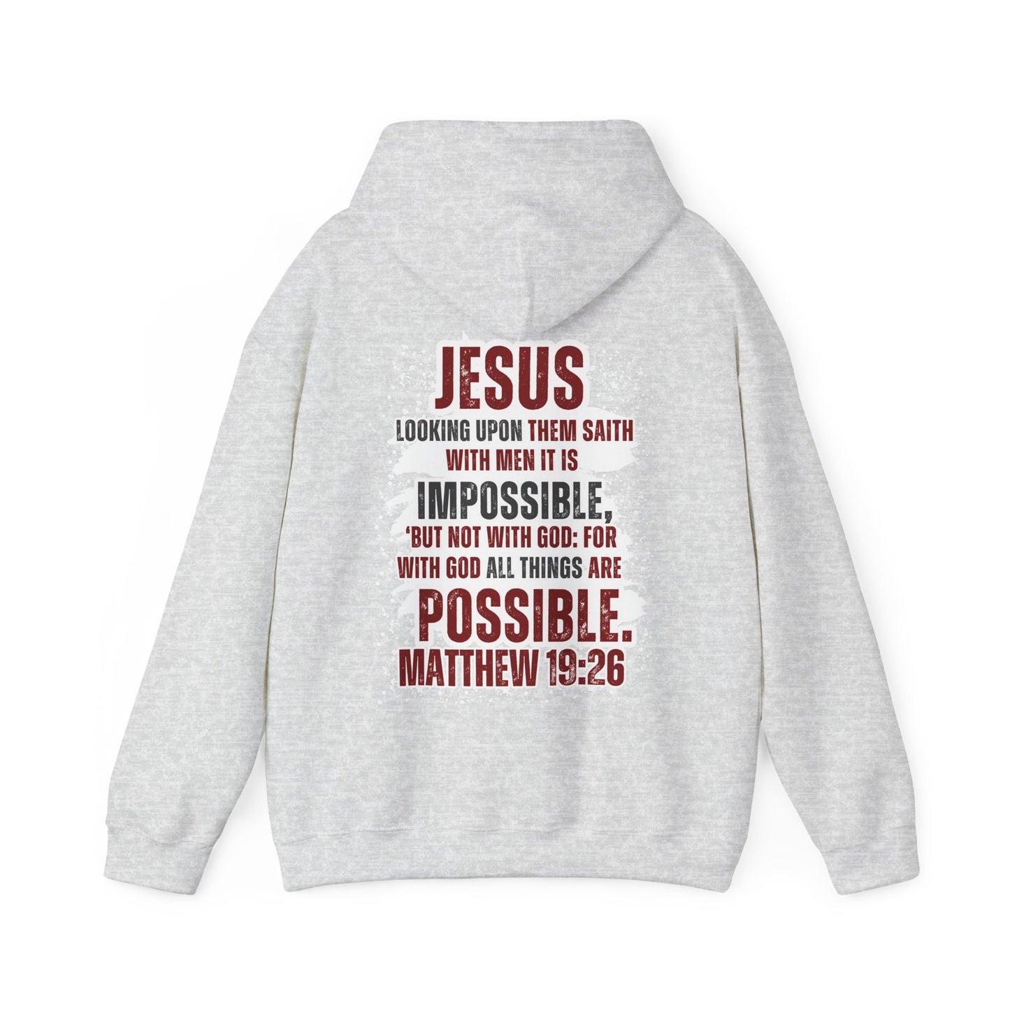 Preach Jesus, Preach Love Grey+ Hoodie