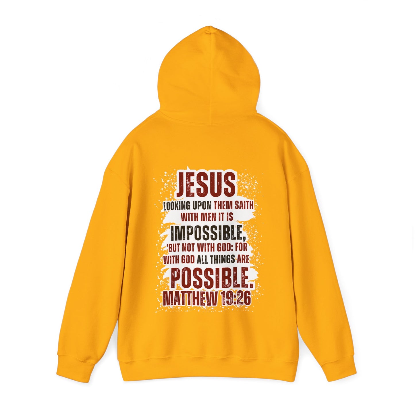 Preach Jesus, Preach Love Gold Hoodie