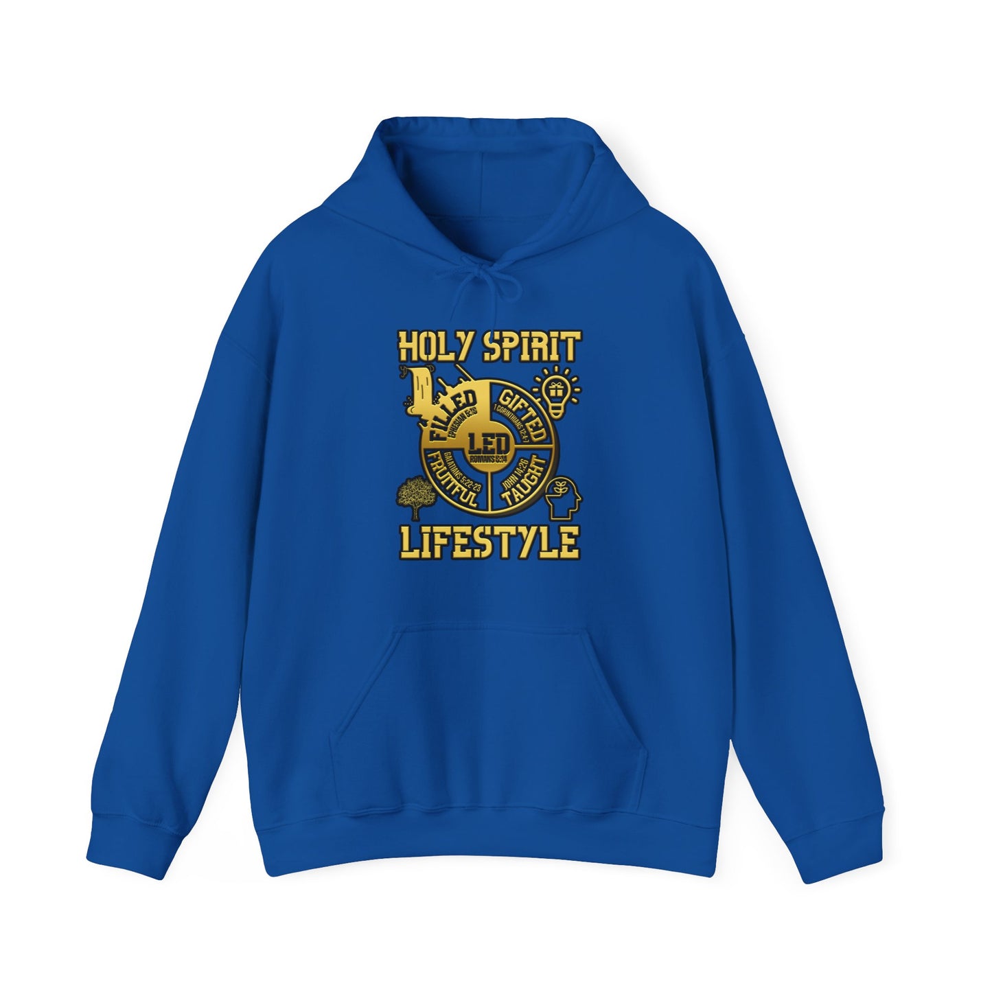Holy Spirit Golden Lifestyle Hoodie (Simple Edition)