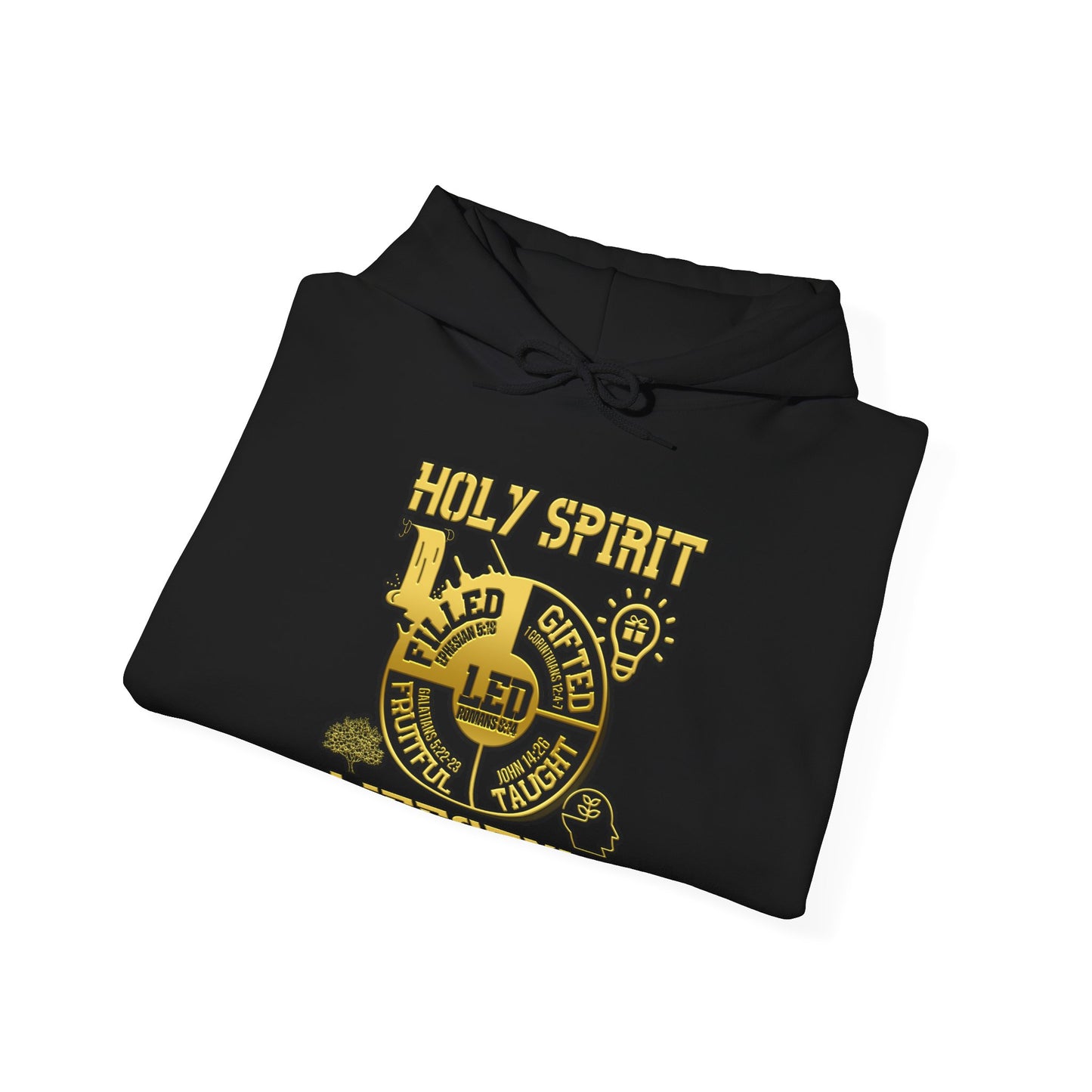 Holy Spirit Golden Lifestyle Hoodie (Simple Edition)