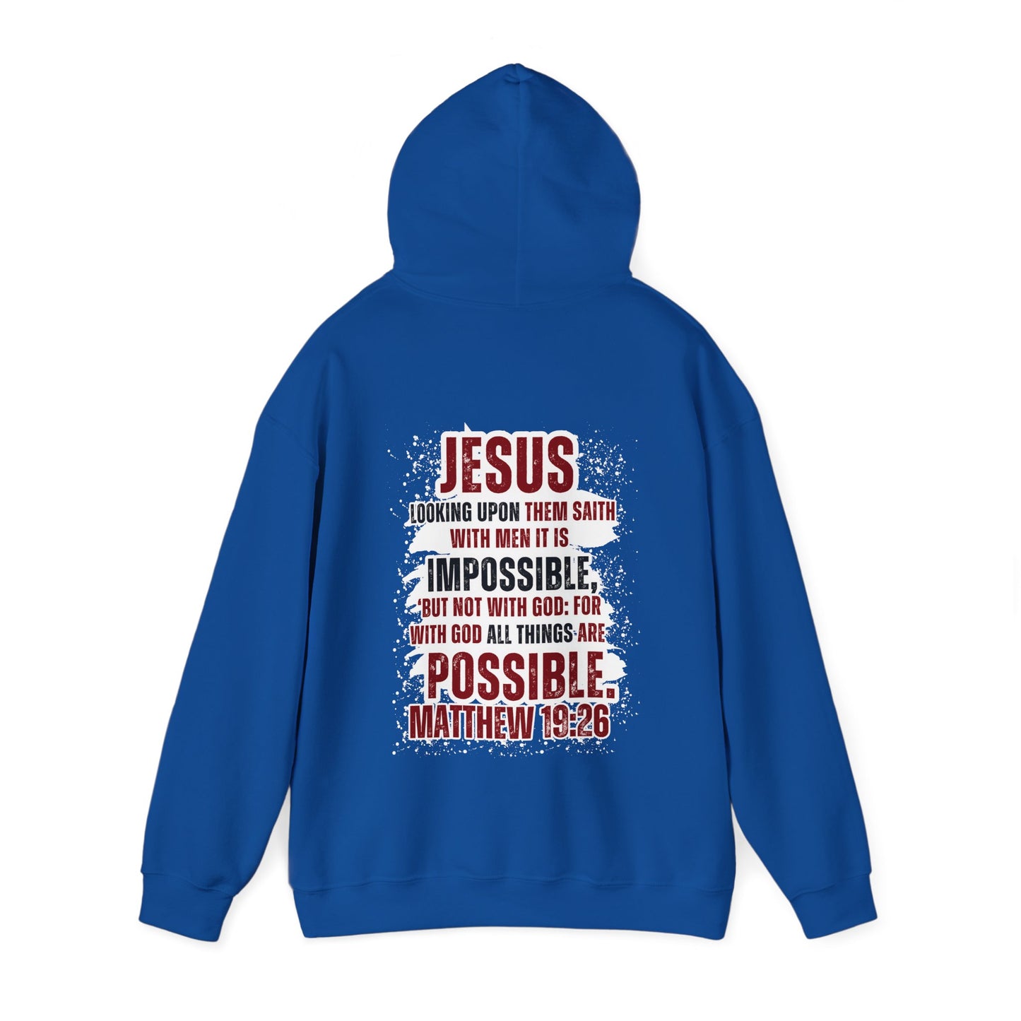 Preach Jesus, Preach Love Blue+ Hoodie