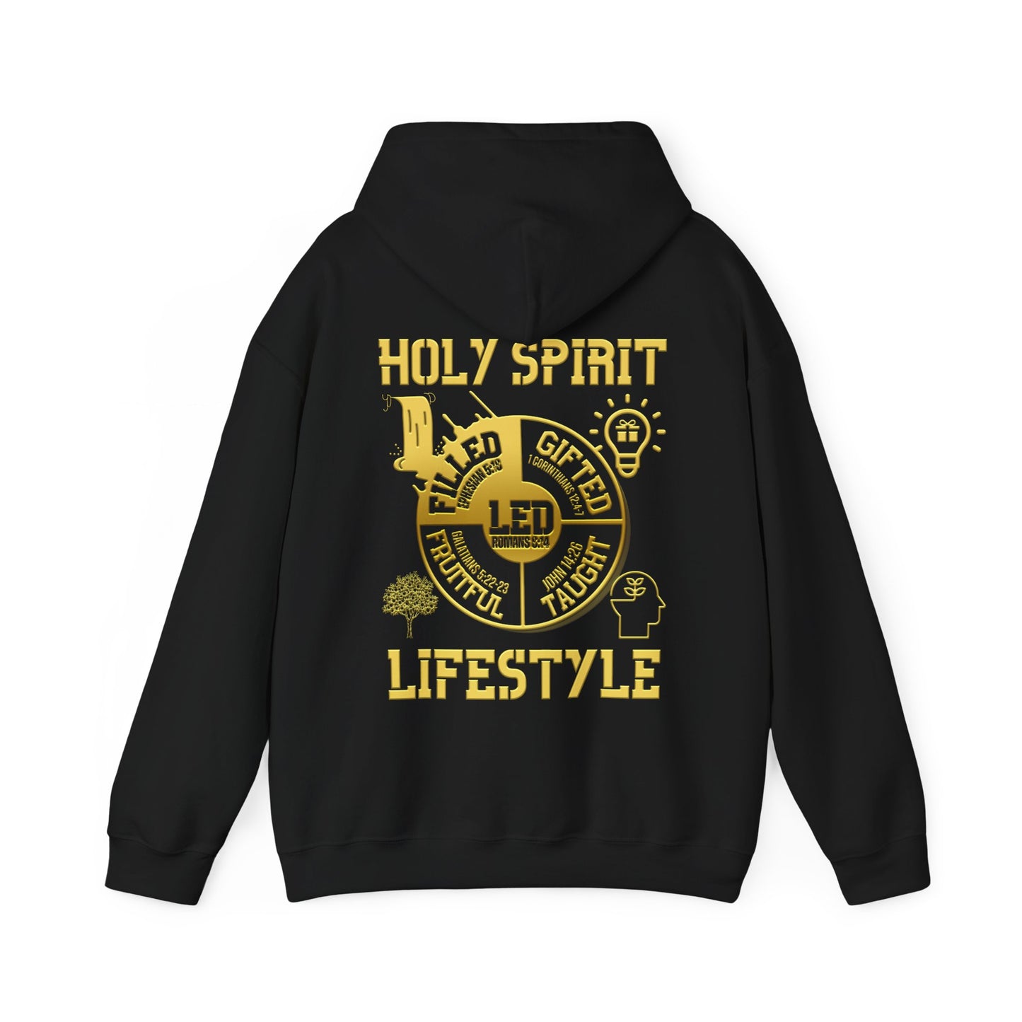 Special Edition - Holy Spirit Gold Letter Lifestyle Hoodie