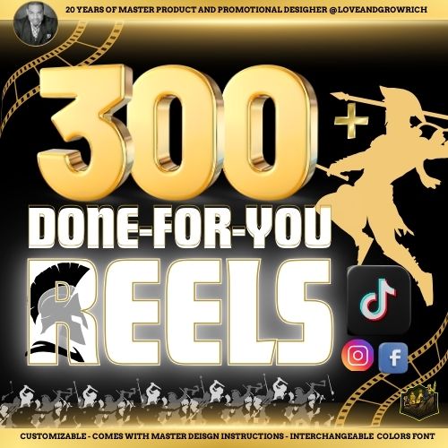 700 DFY - Rich Reels & Quotes Template Bundle