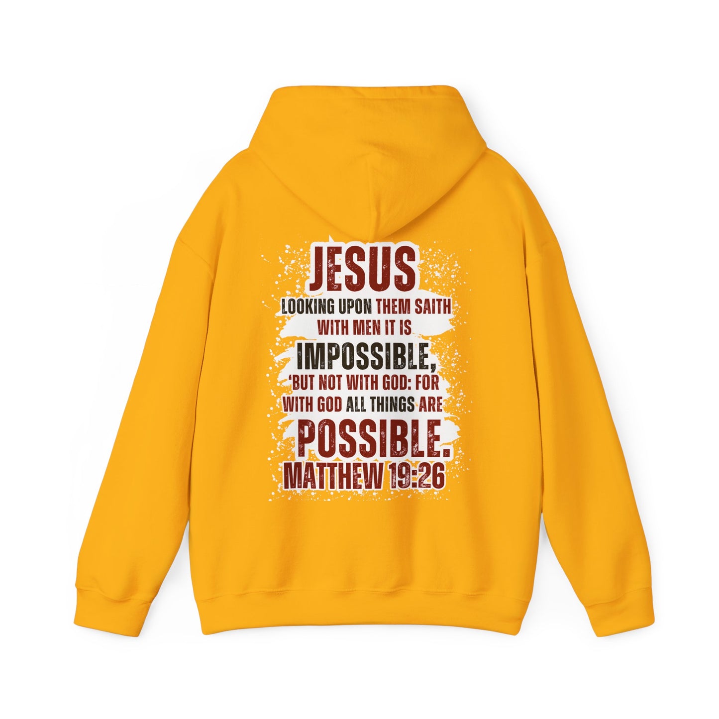 Preach Jesus, Preach Love Gold Hoodie
