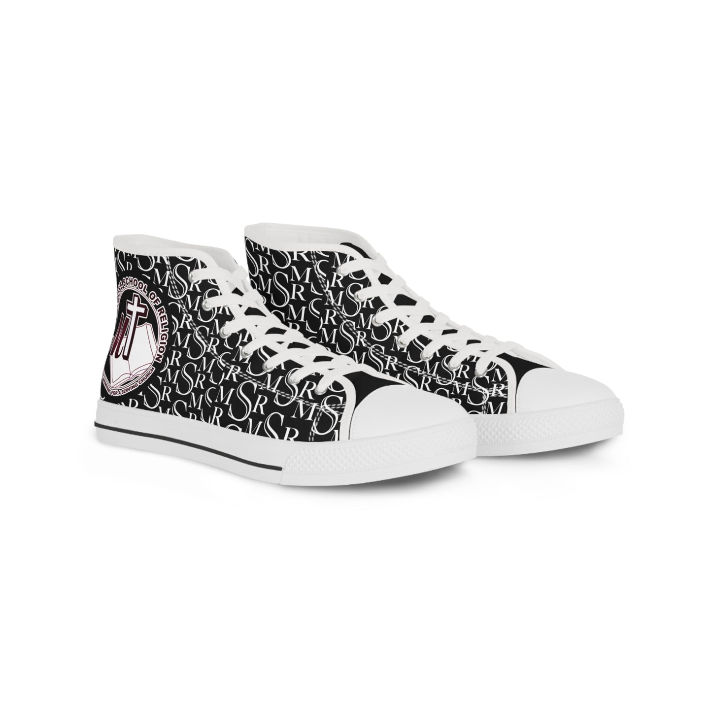 Black Signature Morehouse Religion High Top Sneakers