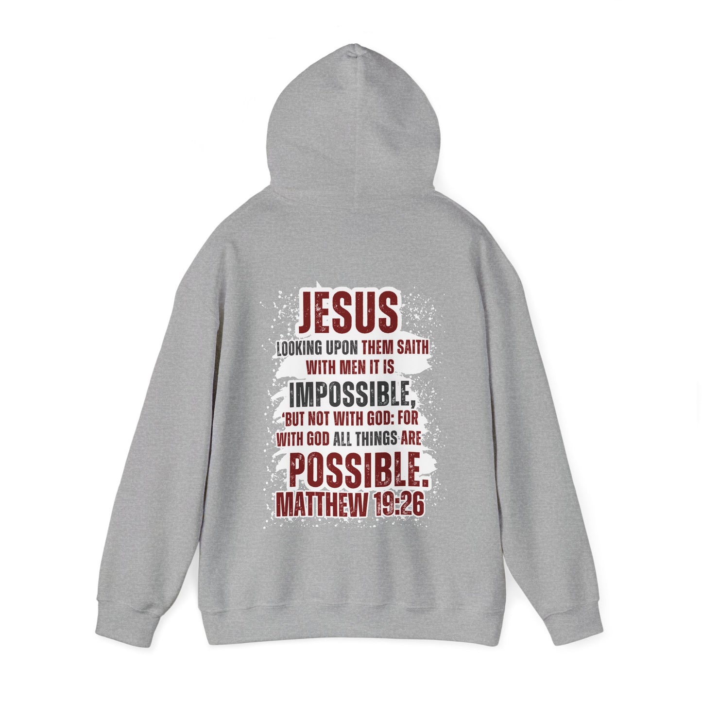 Preach Jesus, Preach Love Grey+ Hoodie