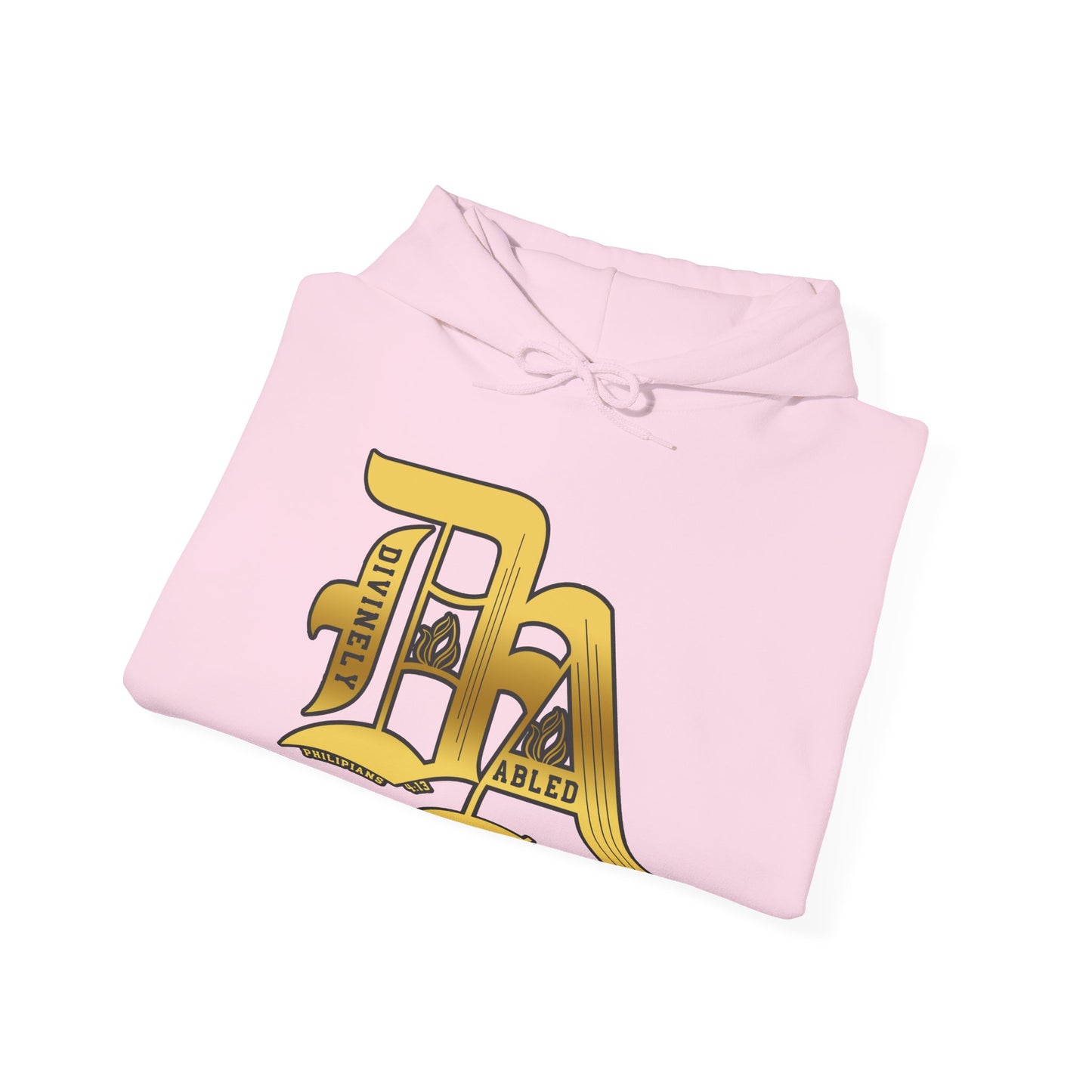 Divinely Abled Gold Lettered Classic Hoodie