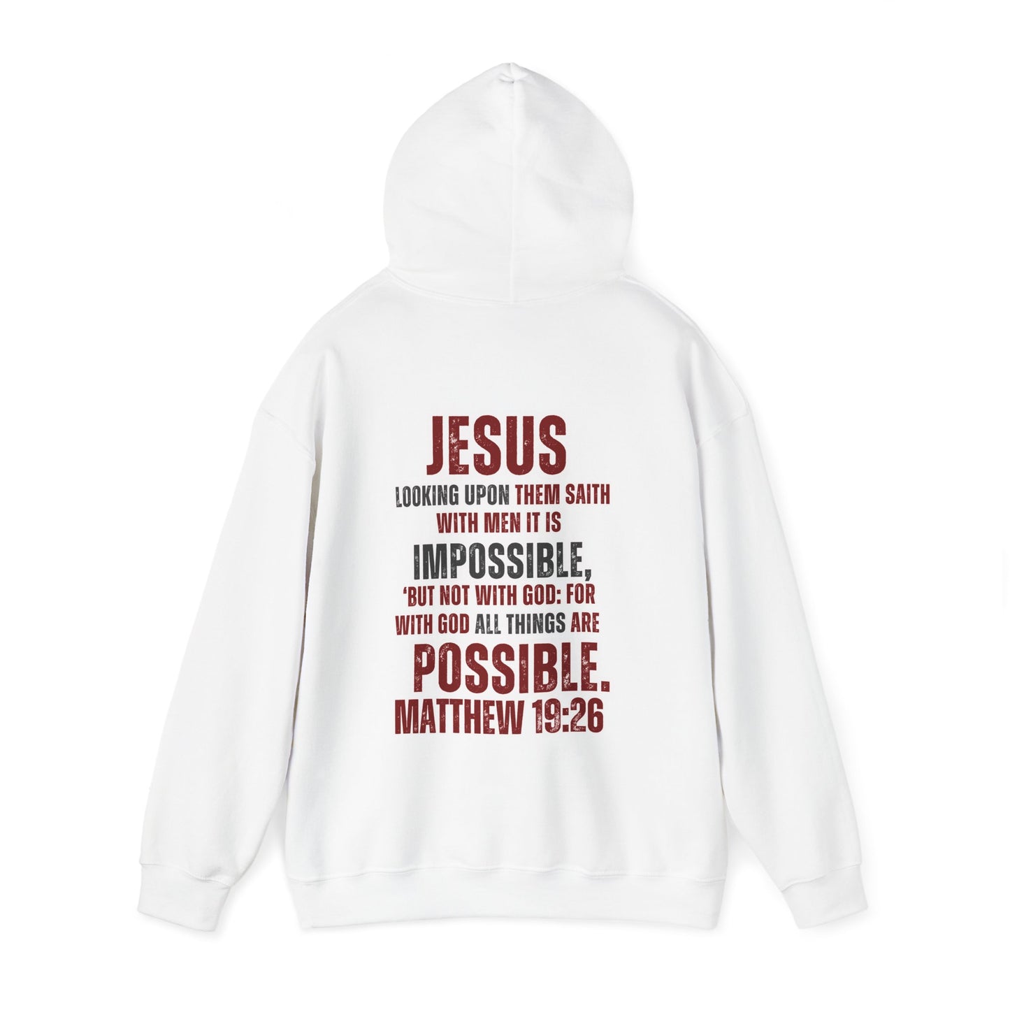 Preach Jesus, Preach Love White Hoodie