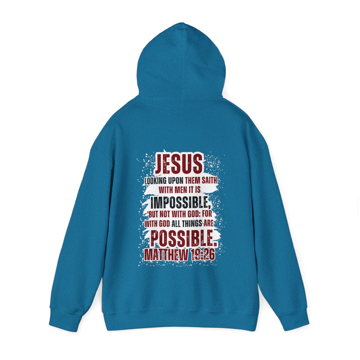 Preach Jesus, Preach Love Blue+ Hoodie