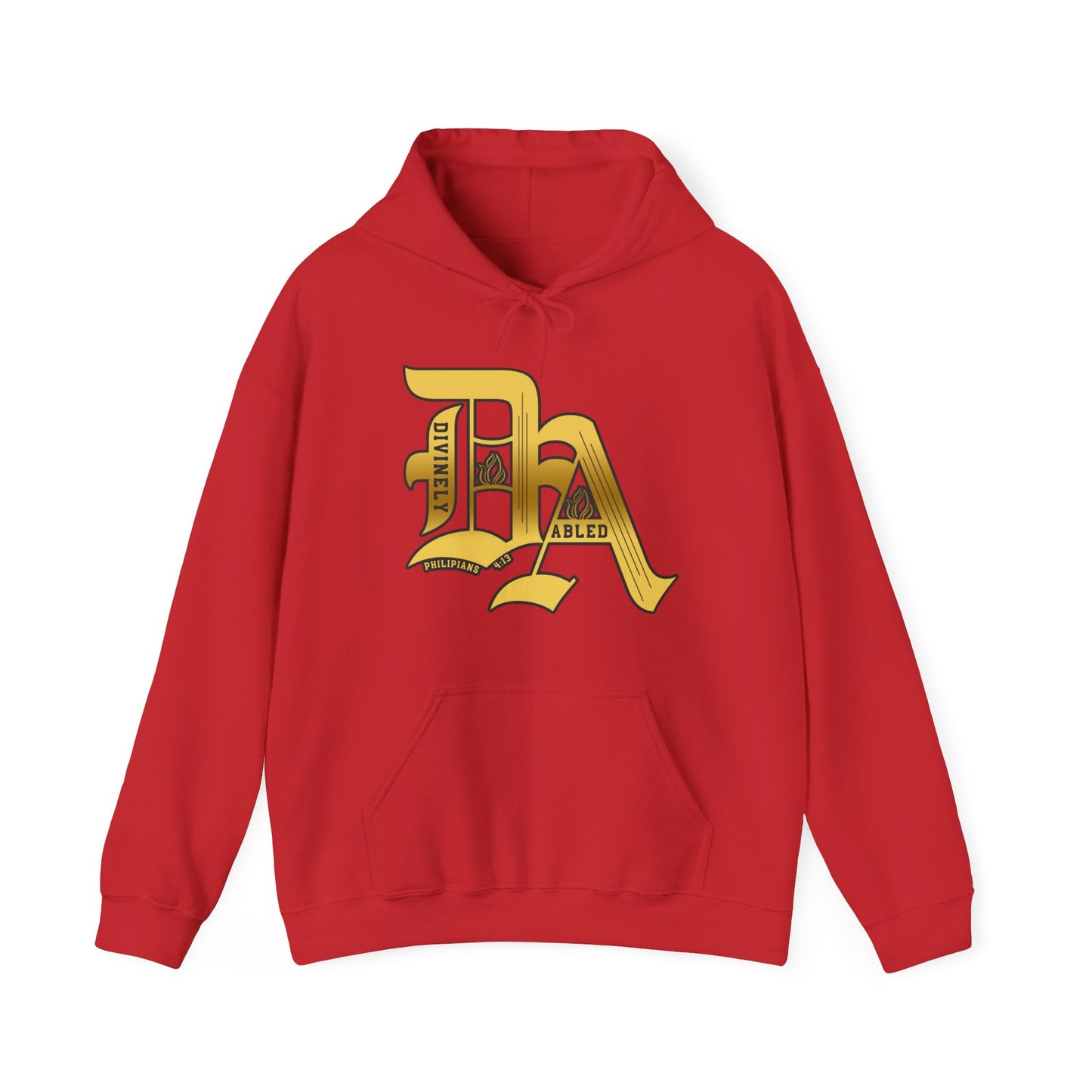 Divinely Abled Gold Lettered Classic Hoodie