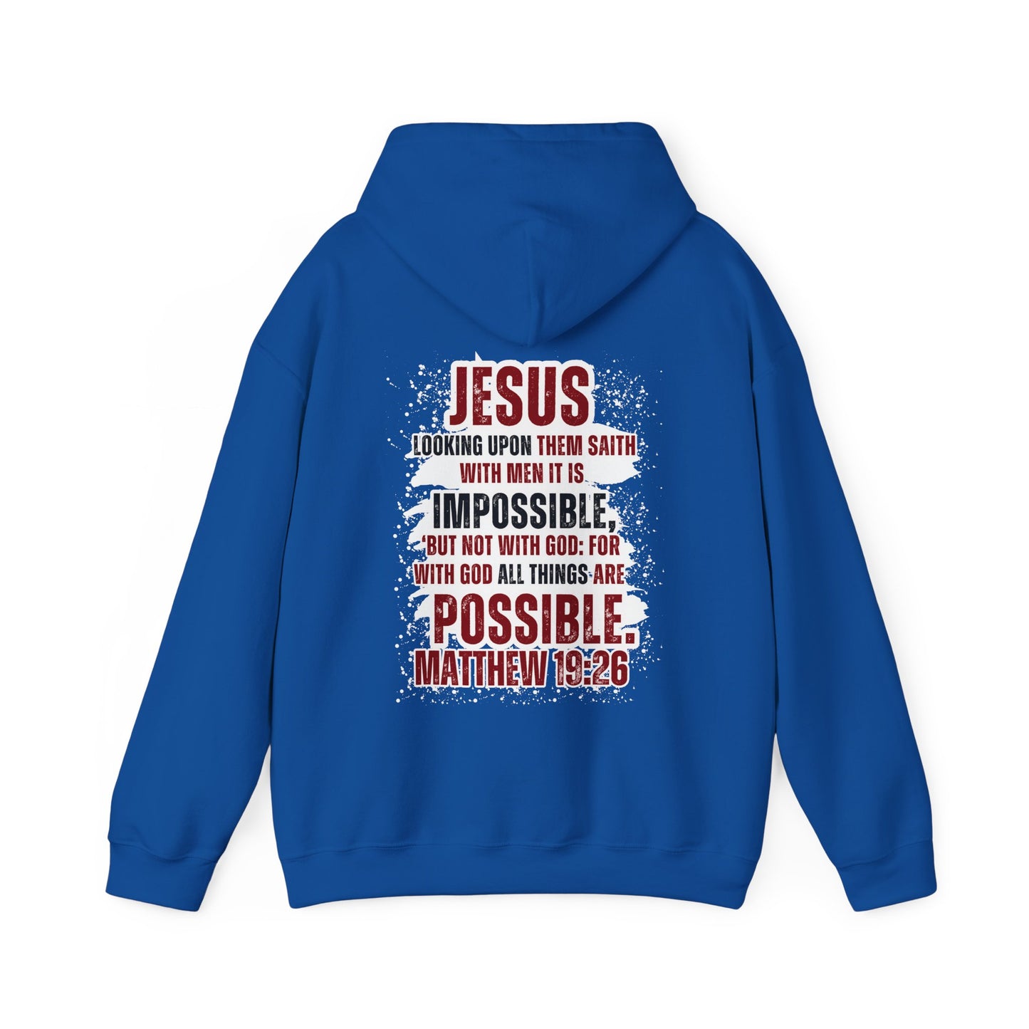 Preach Jesus, Preach Love Blue+ Hoodie