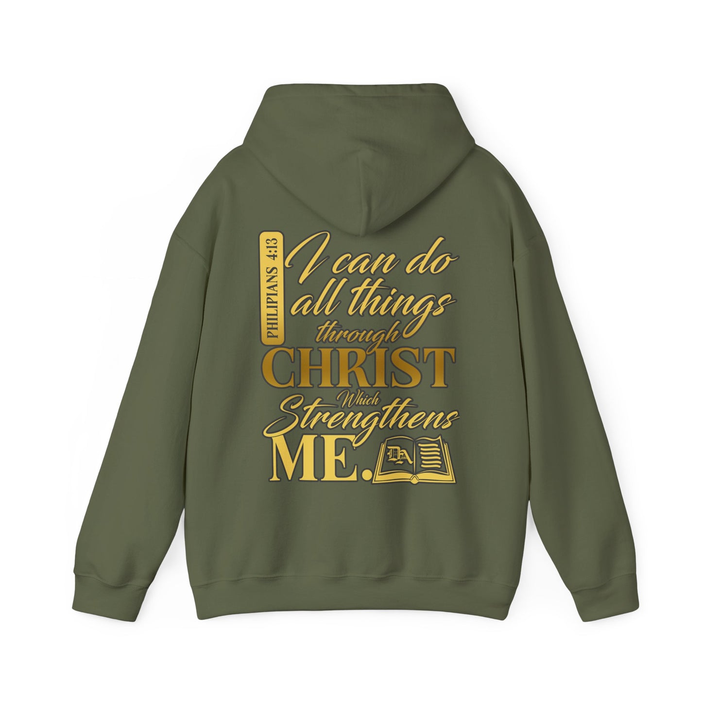 Divinely Abled Gold Lettered Classic Hoodie