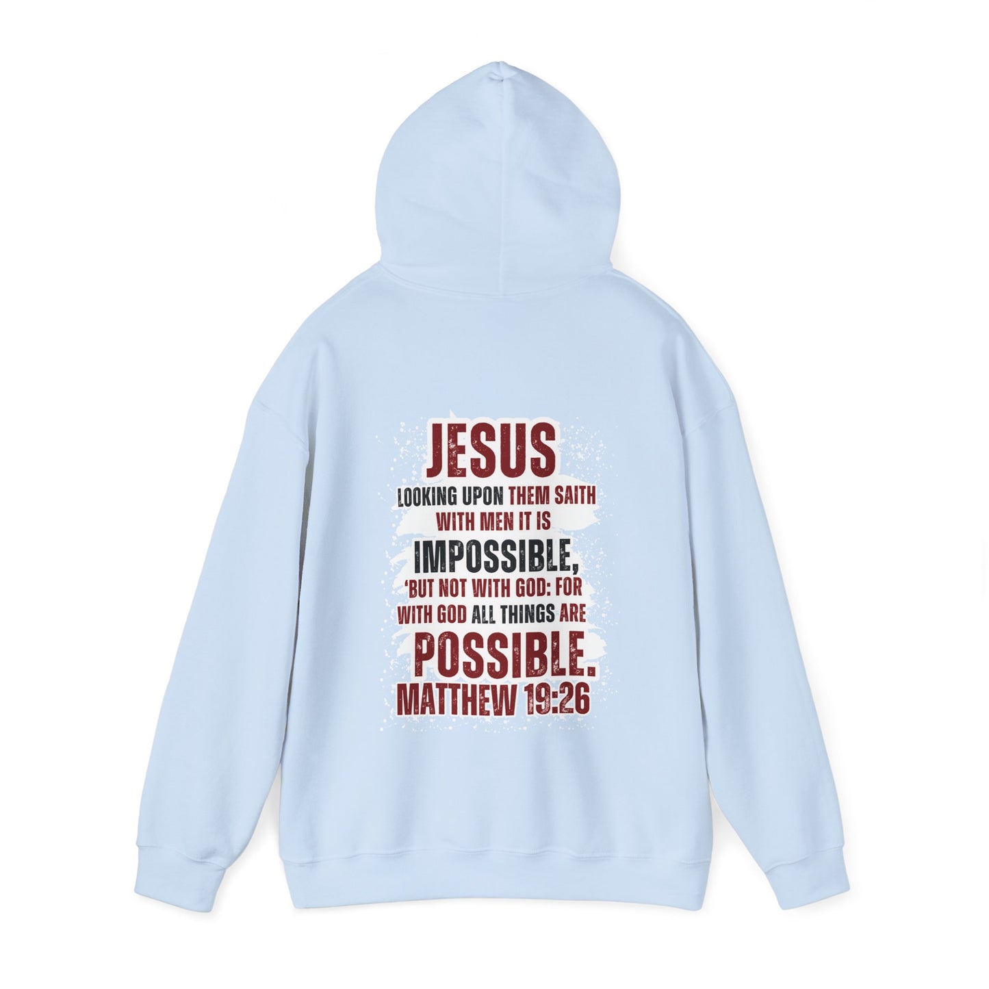 Preach Jesus, Preach Love Blue+ Hoodie