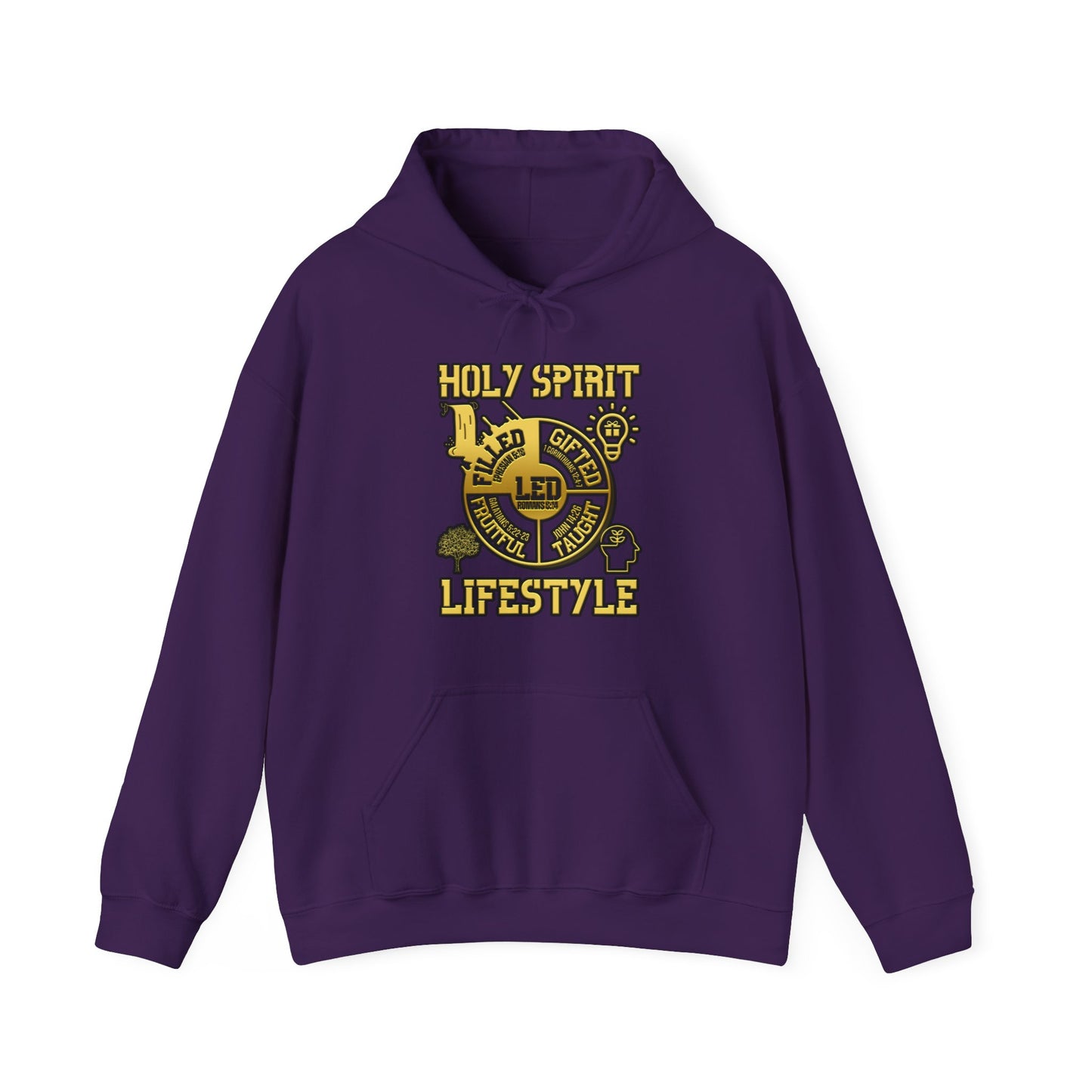 Holy Spirit Golden Lifestyle Hoodie (Simple Edition)