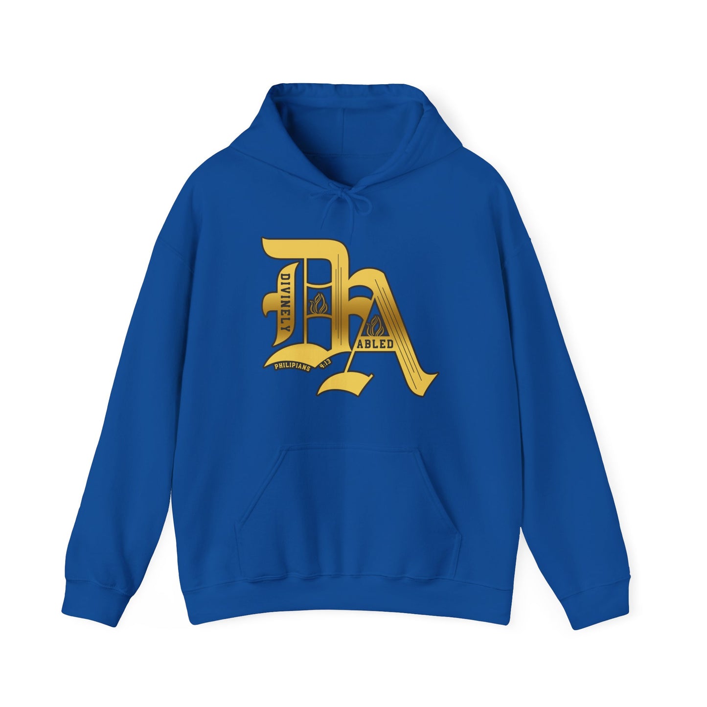 Divinely Abled Gold Lettered Classic Hoodie