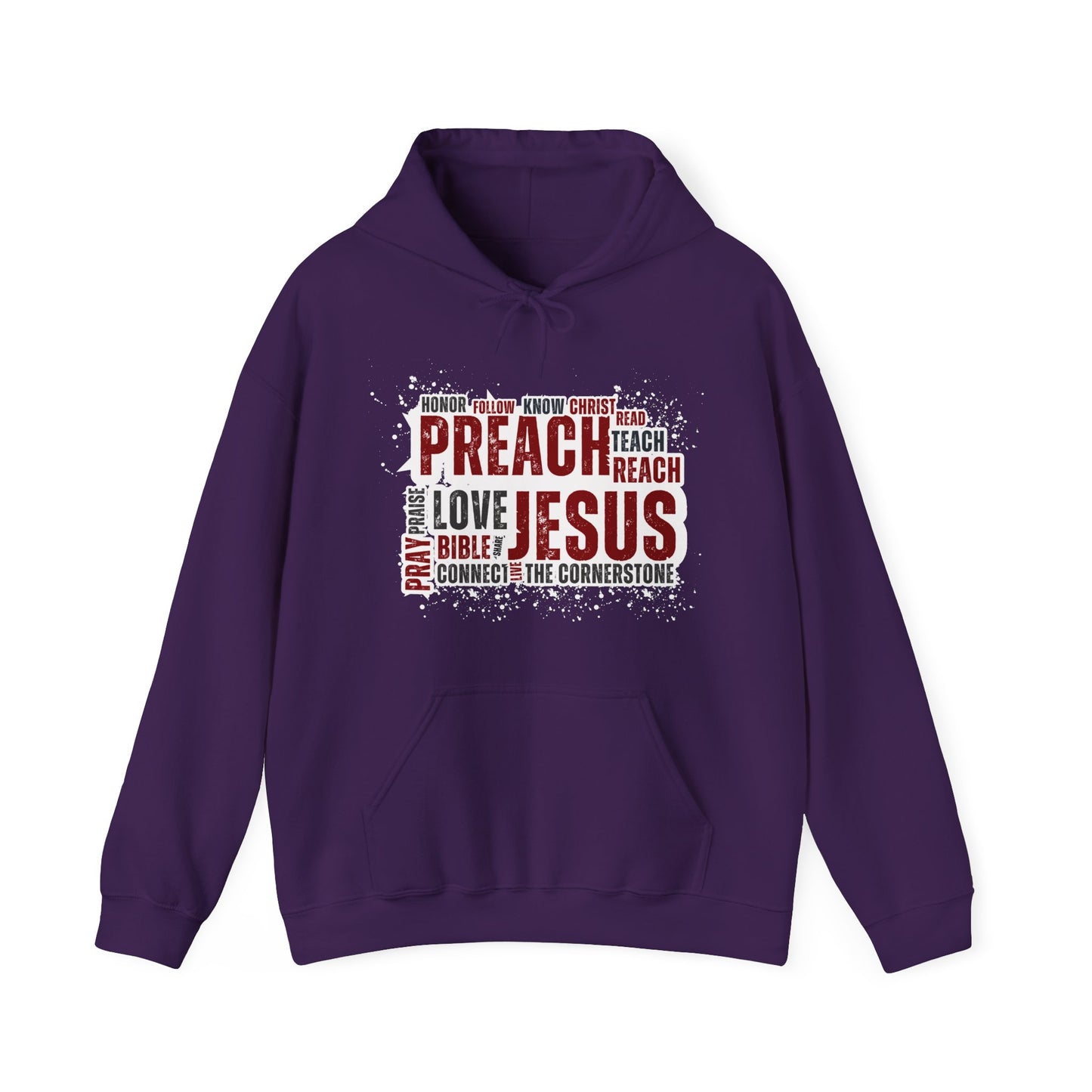 Preach Jesus, Preach Love White Hoodie