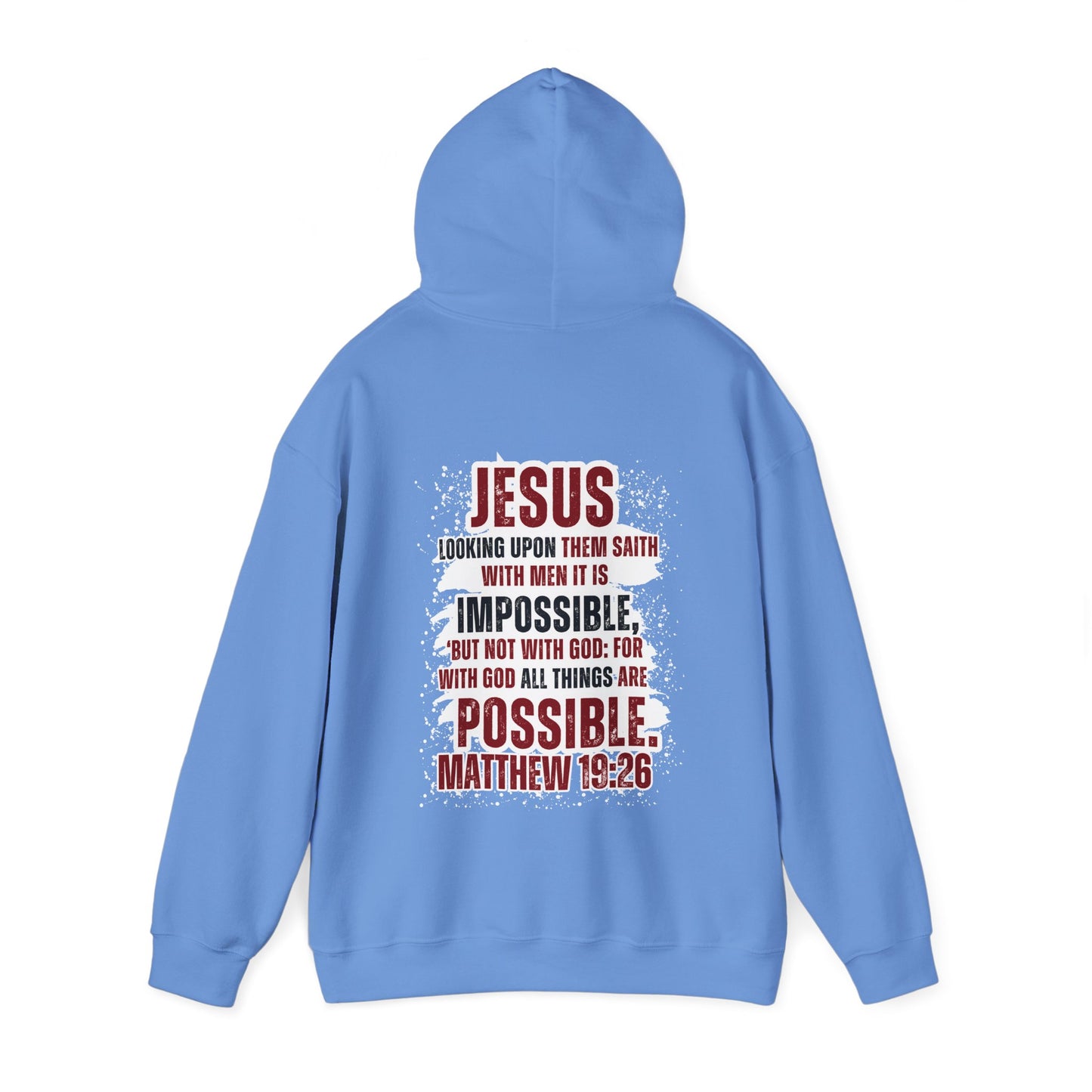 Preach Jesus, Preach Love Blue+ Hoodie