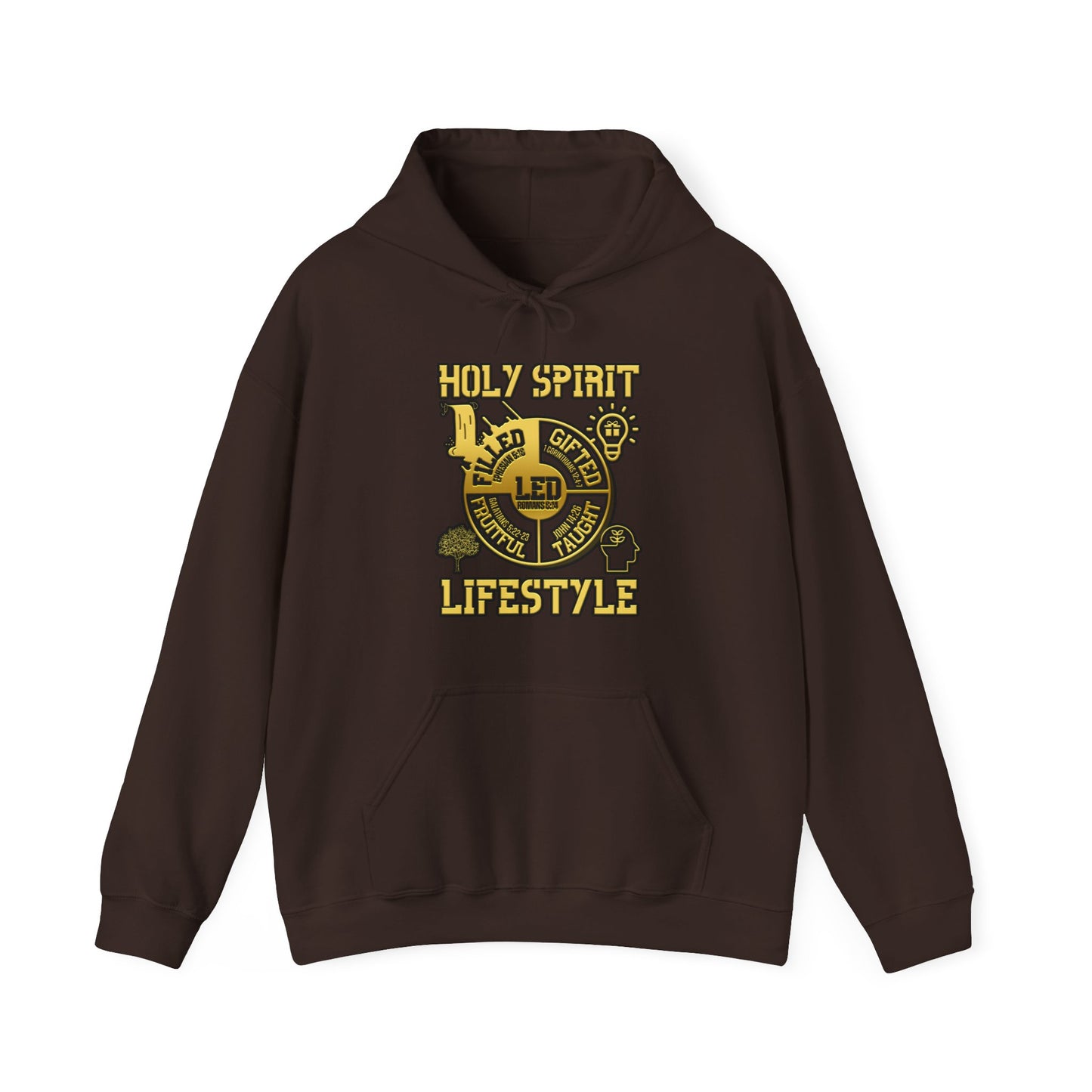 Holy Spirit Golden Lifestyle Hoodie (Simple Edition)