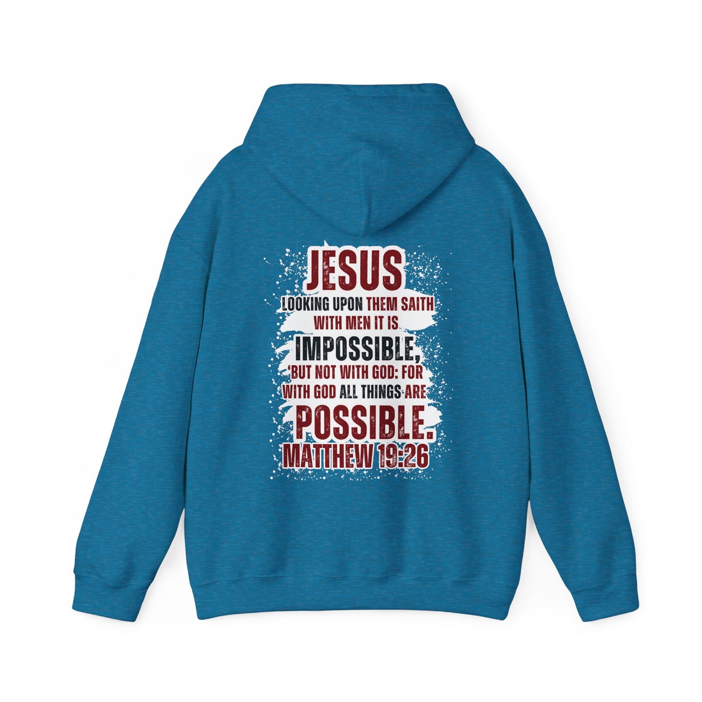 Preach Jesus, Preach Love Blue+ Hoodie