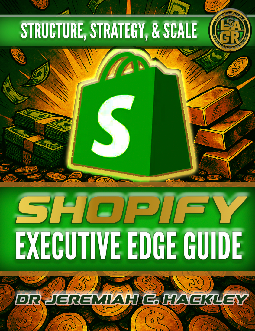 Shopify Executive Edge Planner 2025 -2026 – Print Book & eBook Bundle